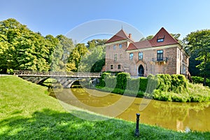 Castle in Oporow in central Poland. photo